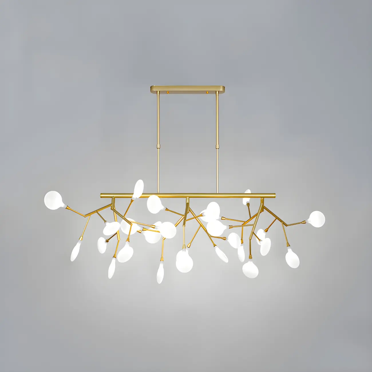 Unique Modern Oversized Gold Island Chandelier Image - 7 | homeyfad