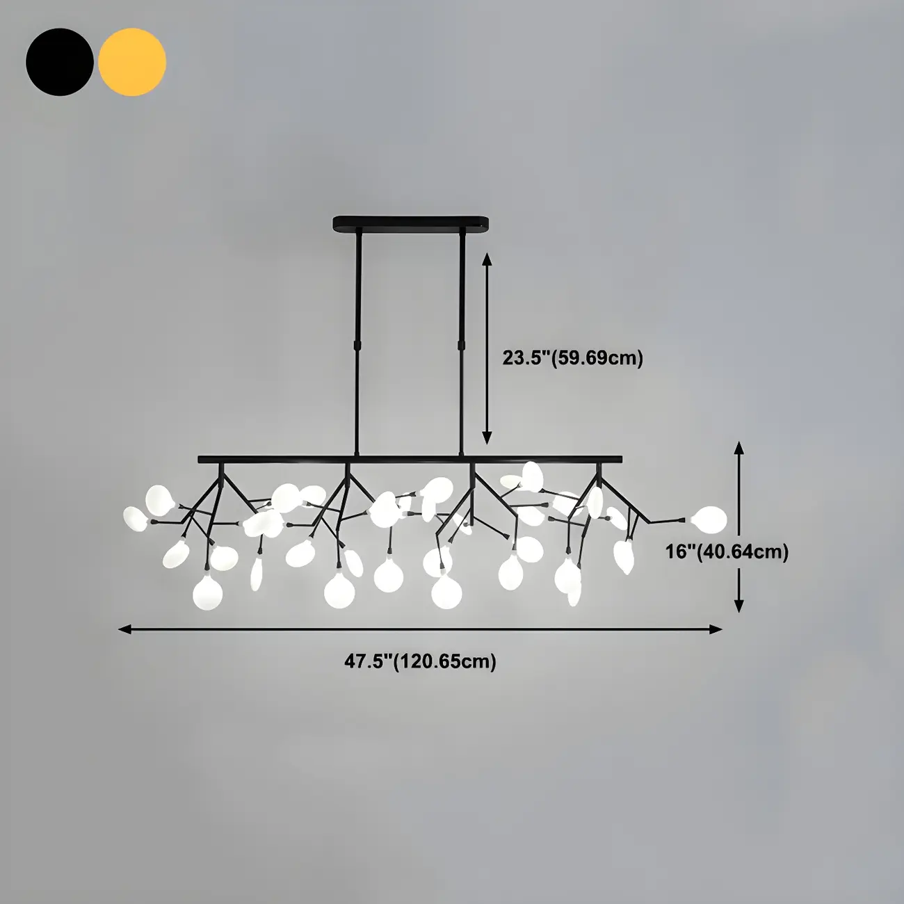 Unique Modern Oversized Gold Island Chandelier #size | homeyfad