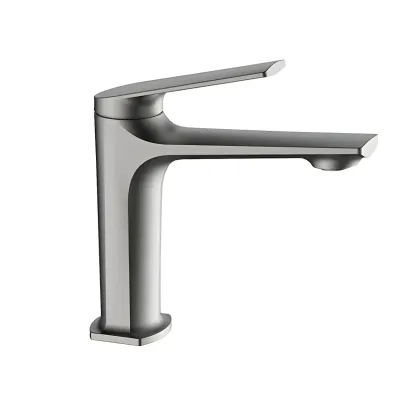 Durable Chrome Bathroom Sink Faucet with Swivel Spout Image - 5
