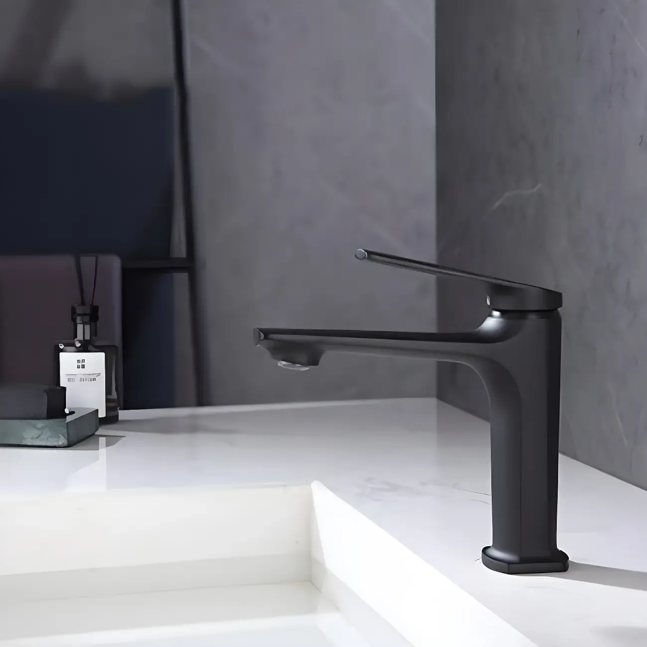 Durable Chrome Bathroom Sink Faucet with Swivel Spout Image - 12