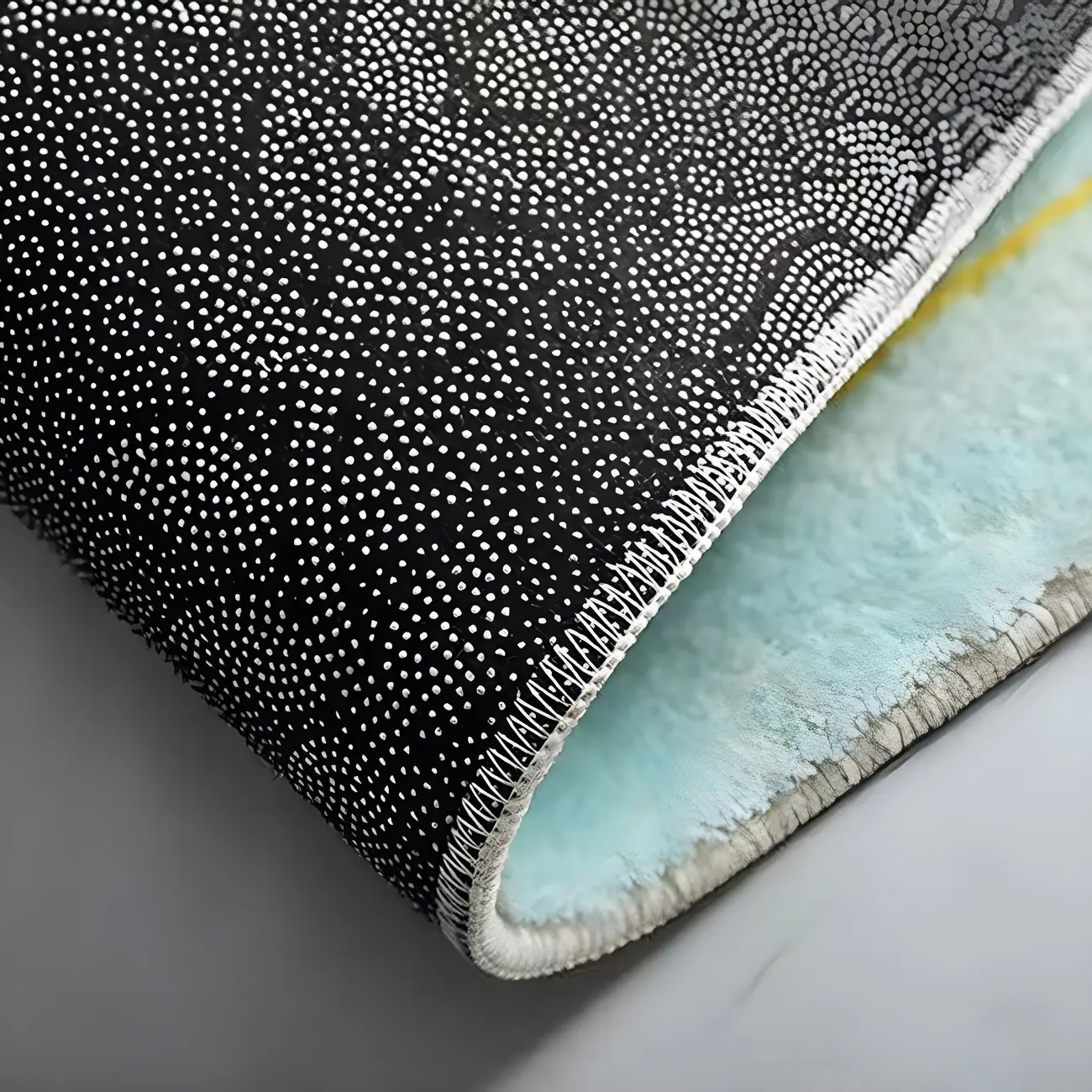 Modern Polyester Geometric Beige Rectangle Area Rug Image - 7 | homeyfad