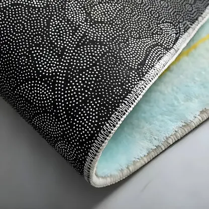 Modern Polyester Geometric Beige Rectangle Area Rug Image - 7