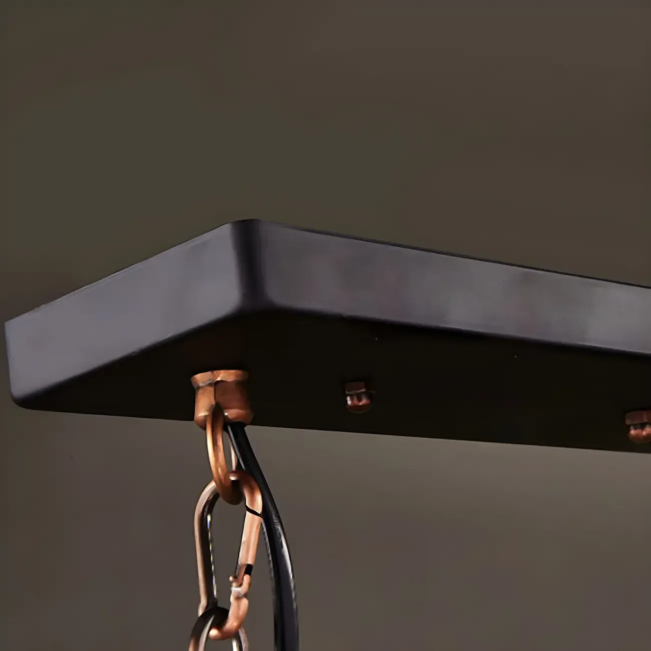 Rustic Industrial Large Wood Island Chandelier Image - 5