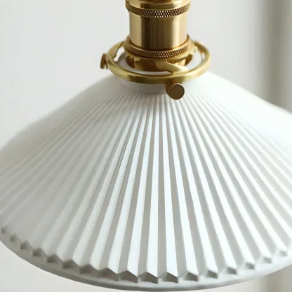 Rustic Wood Brass White Adjustable Swing Arm Wall Light Image - 9