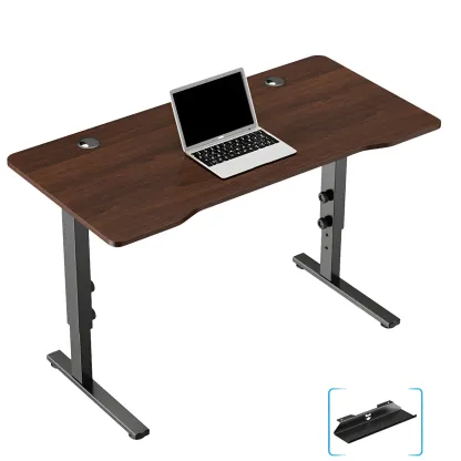 Contemporary Wooden Adjustable Standing Desk for Home Office Image - 7