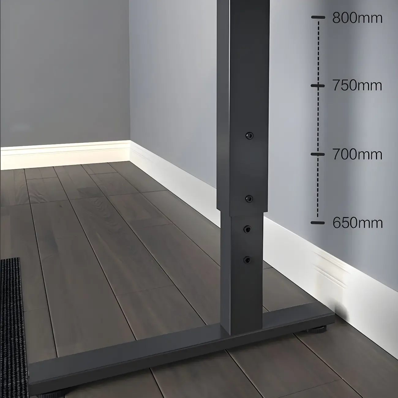 Contemporary Wooden Adjustable Standing Desk for Home Office Image - 13