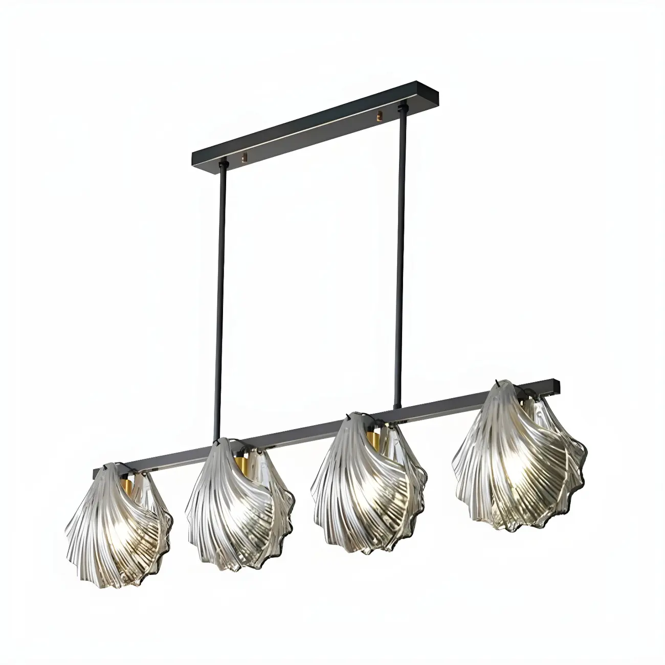 Modern Glass Metal Pendant Light for Kitchen Island Image - 8 | homeyfad