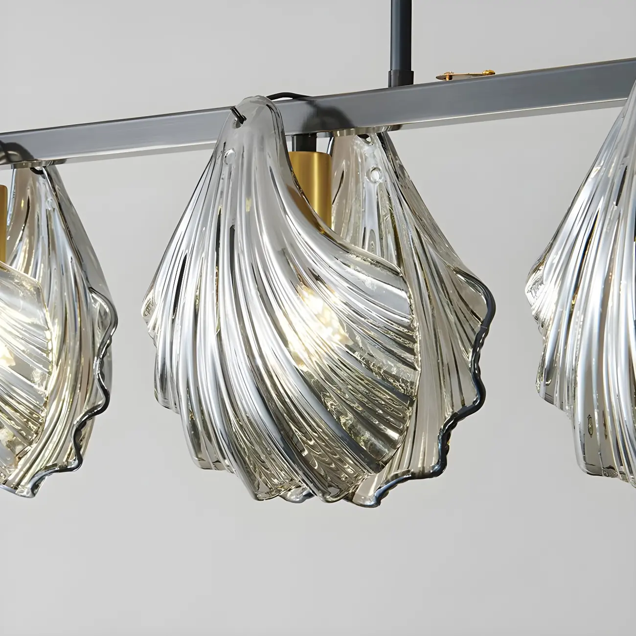 Modern Glass Metal Pendant Light for Kitchen Island Image - 14 | homeyfad