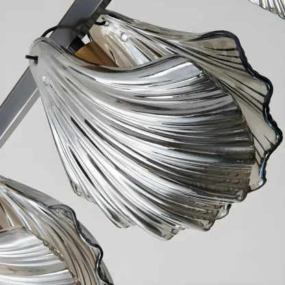 Modern Glass Metal Pendant Light for Kitchen Island Image - 16