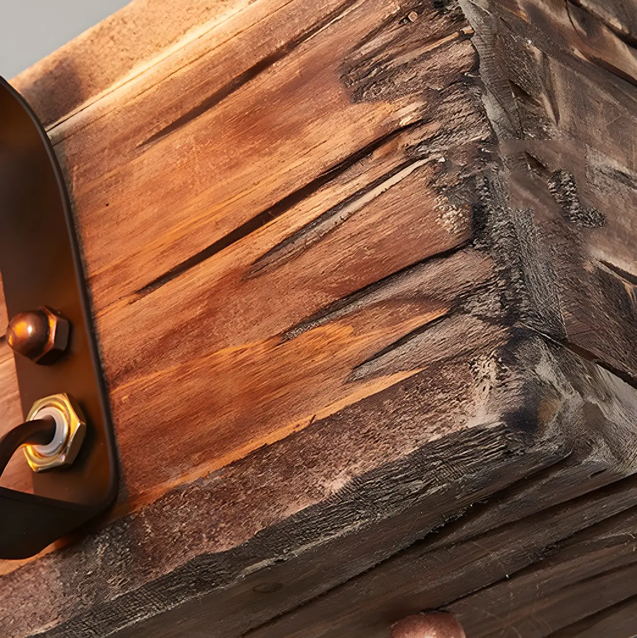 Industrial Brown Wood 8-Light Kitchen Pendant Light Image - 9 | homeyfad