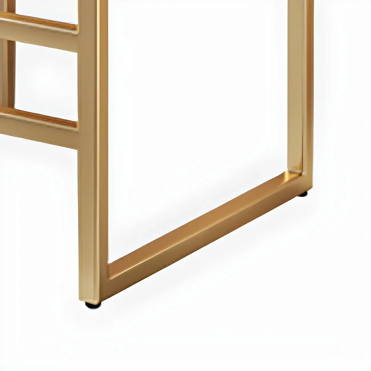 Square Velvet Upholstered Metal Base Counter Bar Stools Image - 22