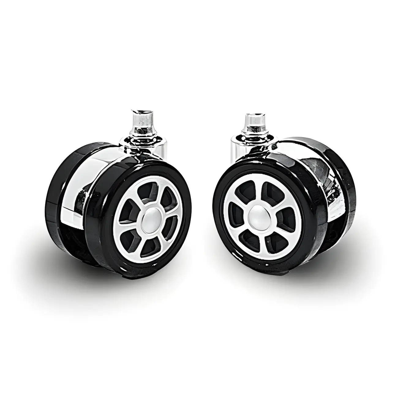 Adjustable Genuine Leather Ergonomic Office Chair With Casters Image - 13 | homeyfad