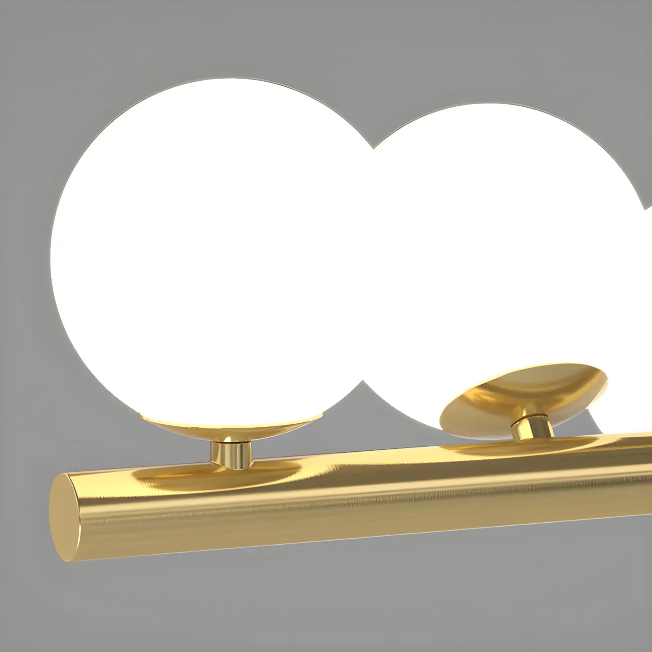 Sleek Modern Gold Glass Globe Island Chandelier Image - 12 | homeyfad