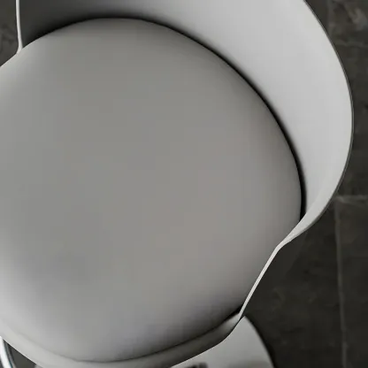 Glam Metal Adjustable Swivel Bar Stools with Backrest for Kitchen Image - 9