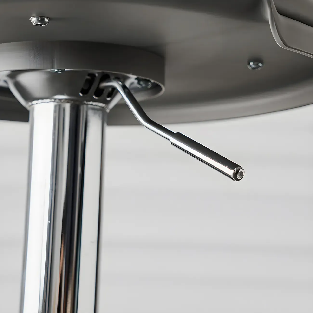 Glam Metal Adjustable Swivel Bar Stools with Backrest for Kitchen Image - 13