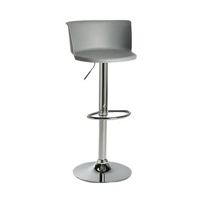 Glam Metal Adjustable Swivel Bar Stools with Backrest for Kitchen Image - 21
