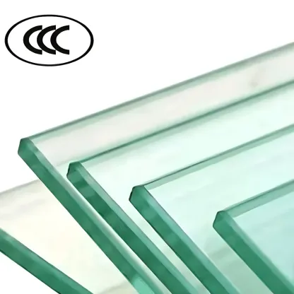 Modern Glass Black Curio Cabinet with Glass Doors Image - 6