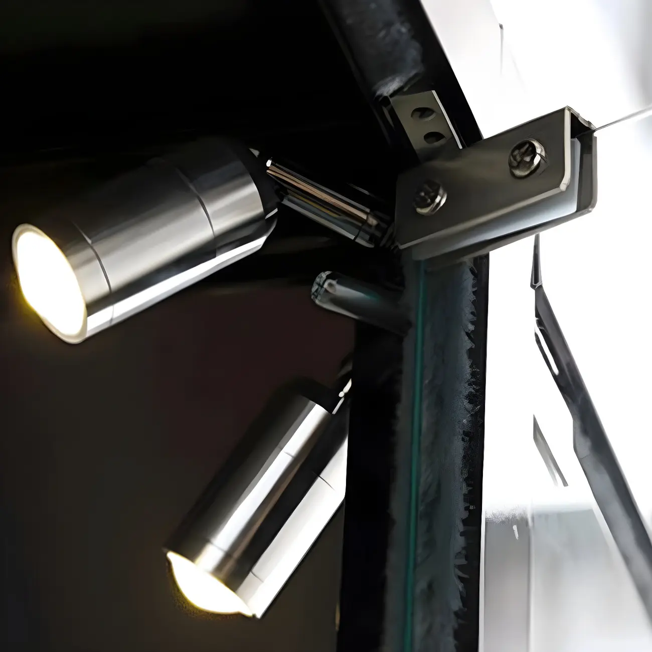 Modern Glass Black Curio Cabinet with Glass Doors Image - 7 | homeyfad