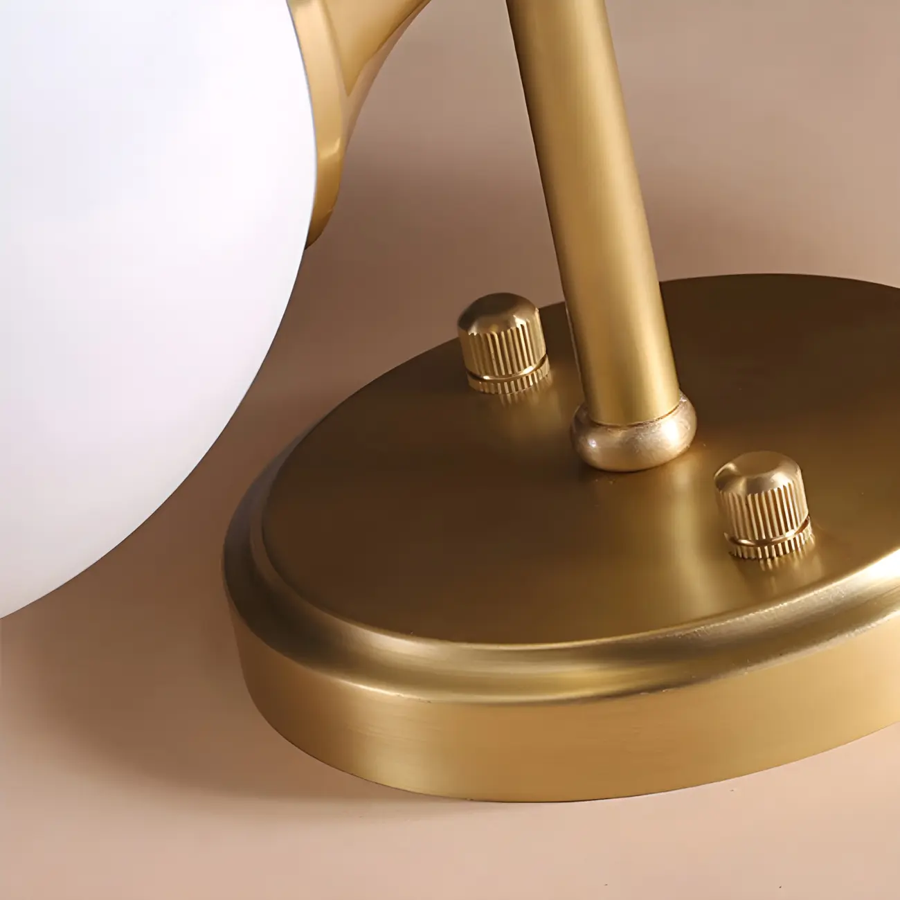 Gold Modern Dual Globe Wall Vanity Light Fixture Image - 11 | homeyfad