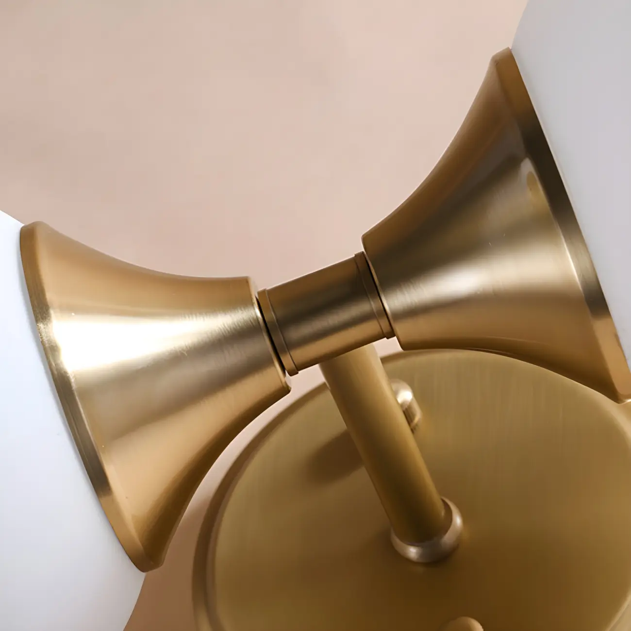 Gold Modern Dual Globe Wall Vanity Light Fixture Image - 12 | homeyfad