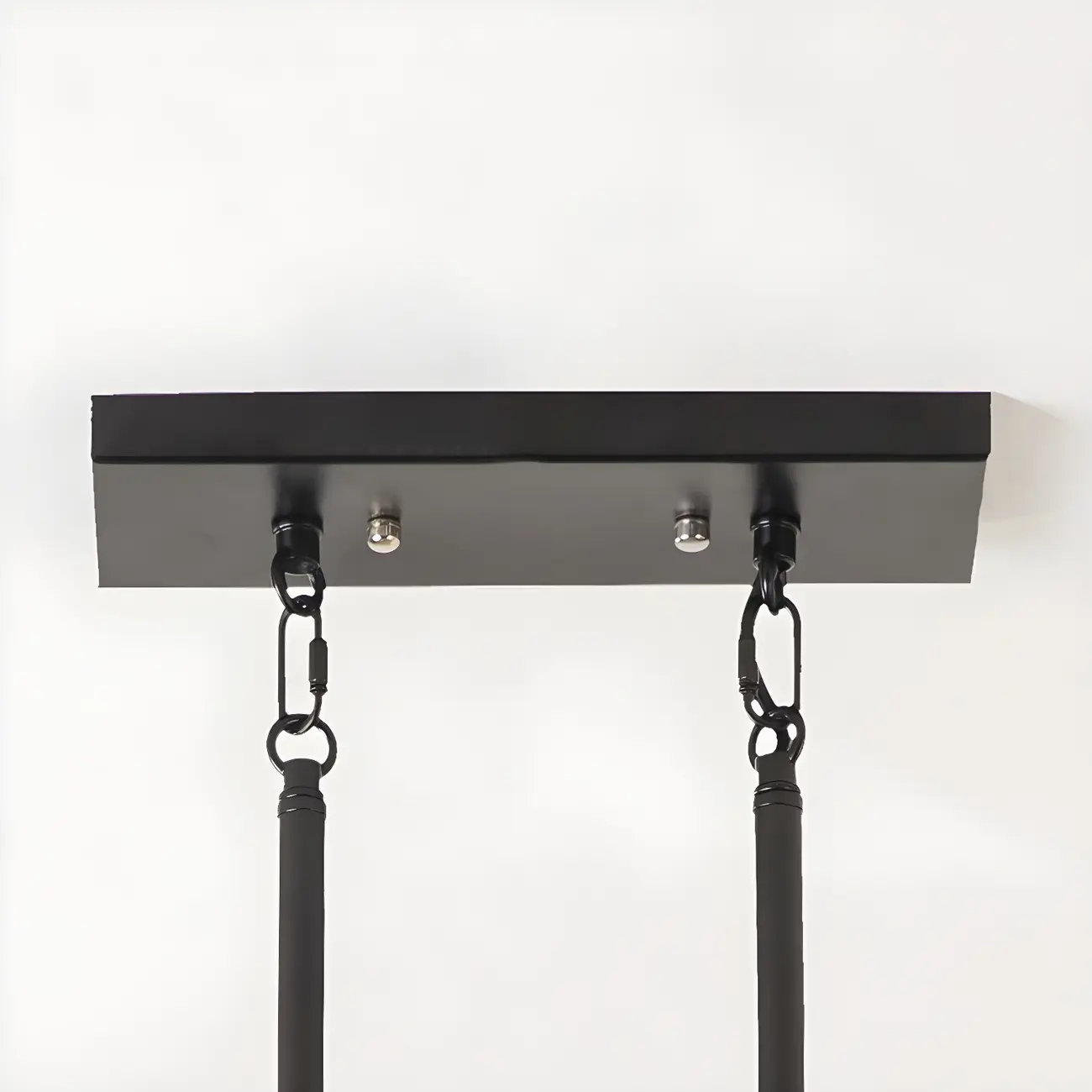 Industrial Black Metal 5-Light Island Pendant Light Image - 11 | homeyfad