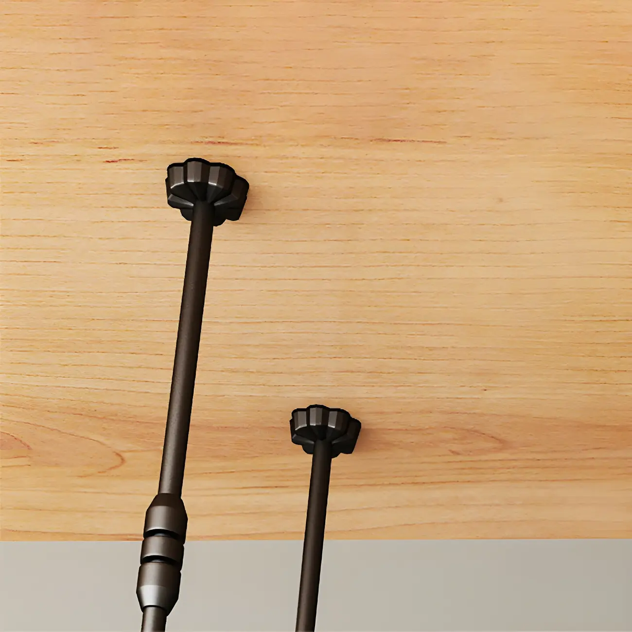 Industrial Metal Hanging Wine Rack with Glass Holder | homeyfad