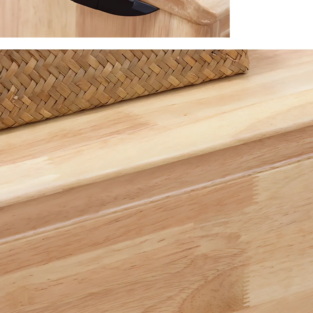 Modern Natural Wood Double Dresser with Drawers for Bedroom Image - 12