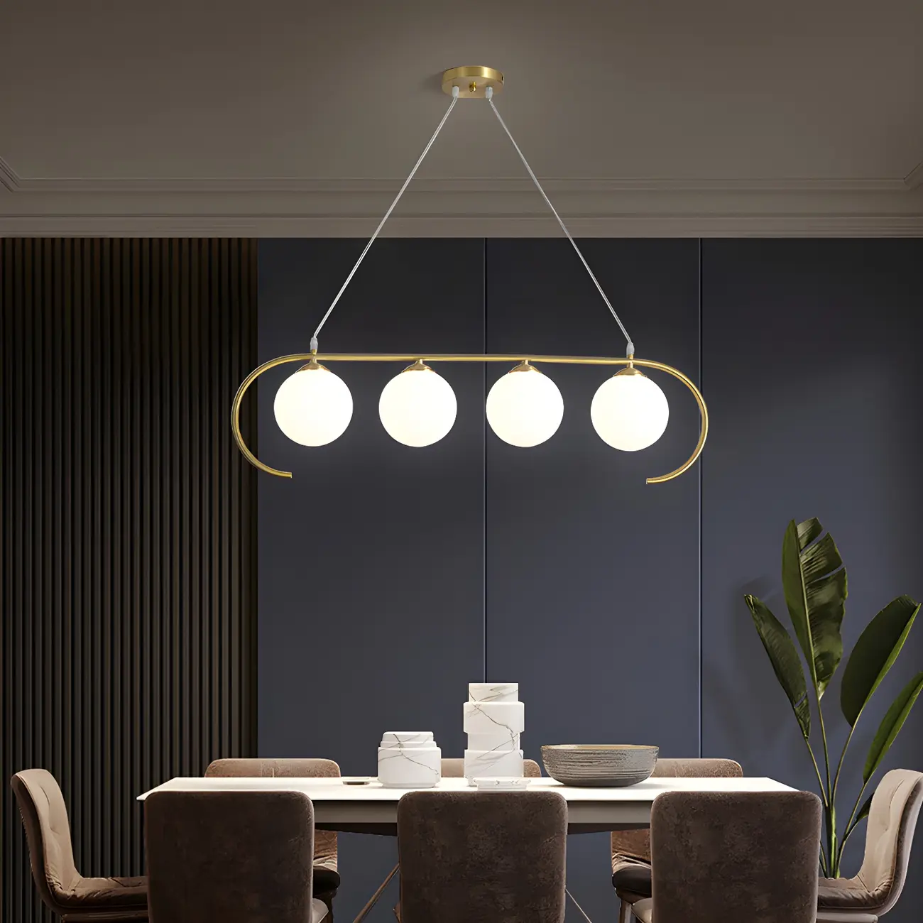 Modern Globe Glass Pendant Light for Residential Use Image - 1 | homeyfad