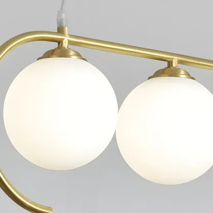 Modern Globe Glass Pendant Light for Residential Use Image - 4