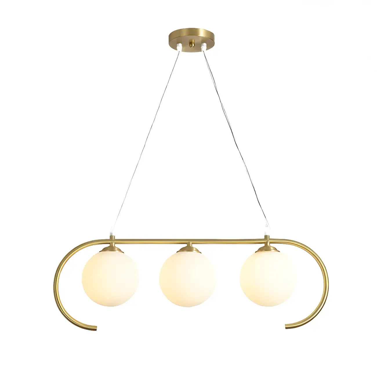 Modern Globe Glass Pendant Light for Residential Use Image - 5