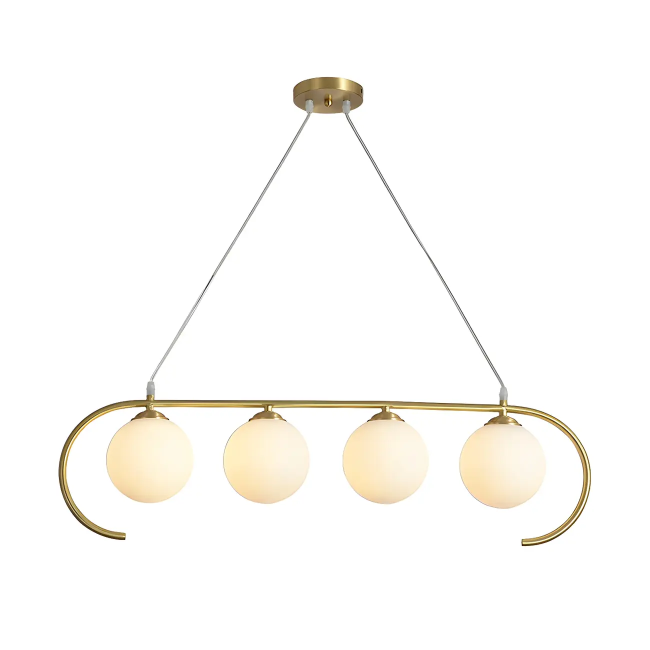 Modern Globe Glass Pendant Light for Residential Use Image - 6 | homeyfad