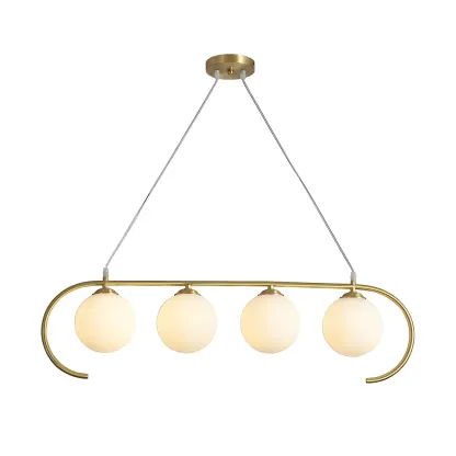 Modern Globe Glass Pendant Light for Residential Use Image - 6