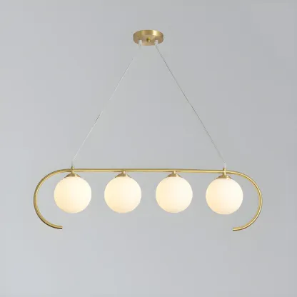 Modern Globe Glass Pendant Light for Residential Use Image - 9