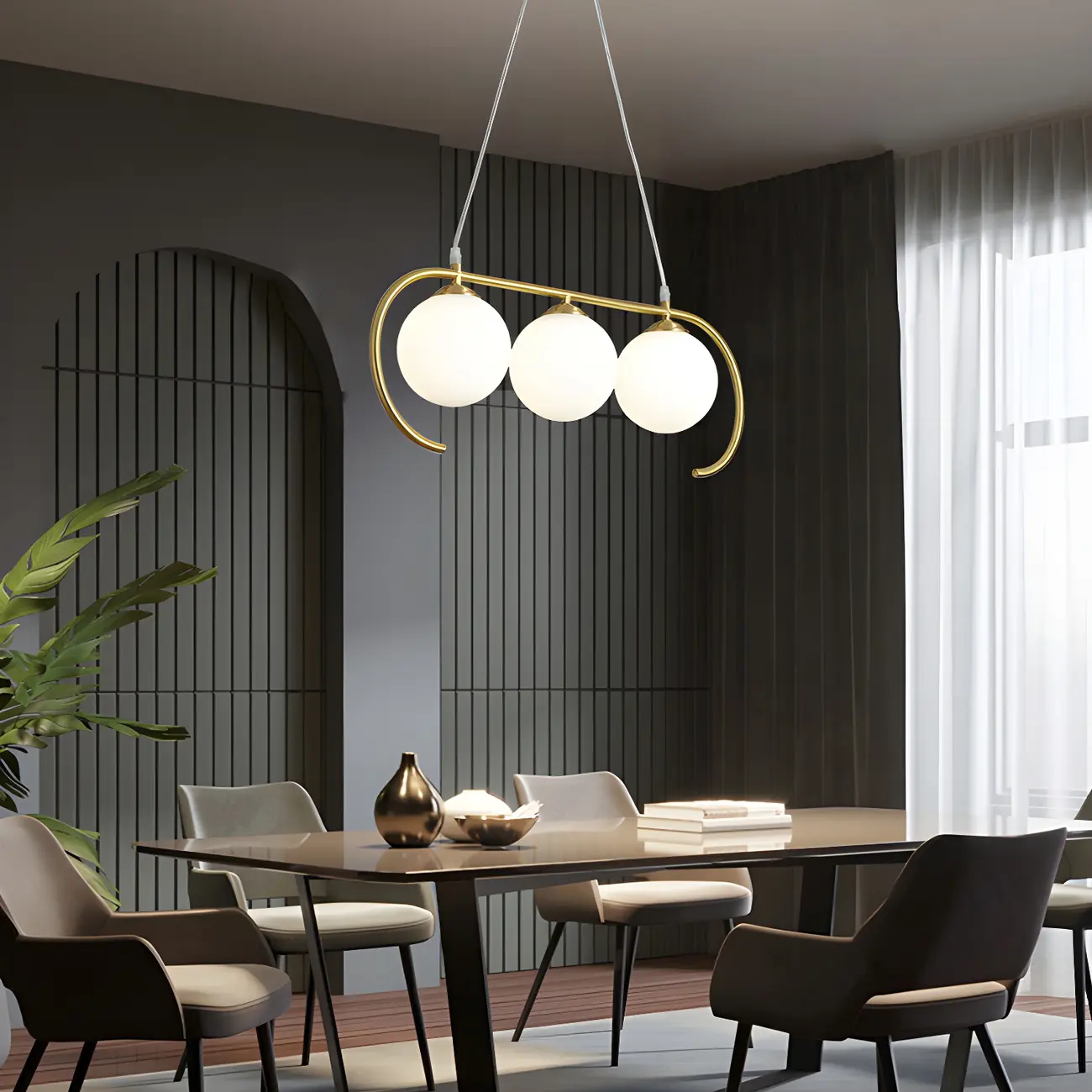 Modern Globe Glass Pendant Light for Residential Use Image - 14 | homeyfad