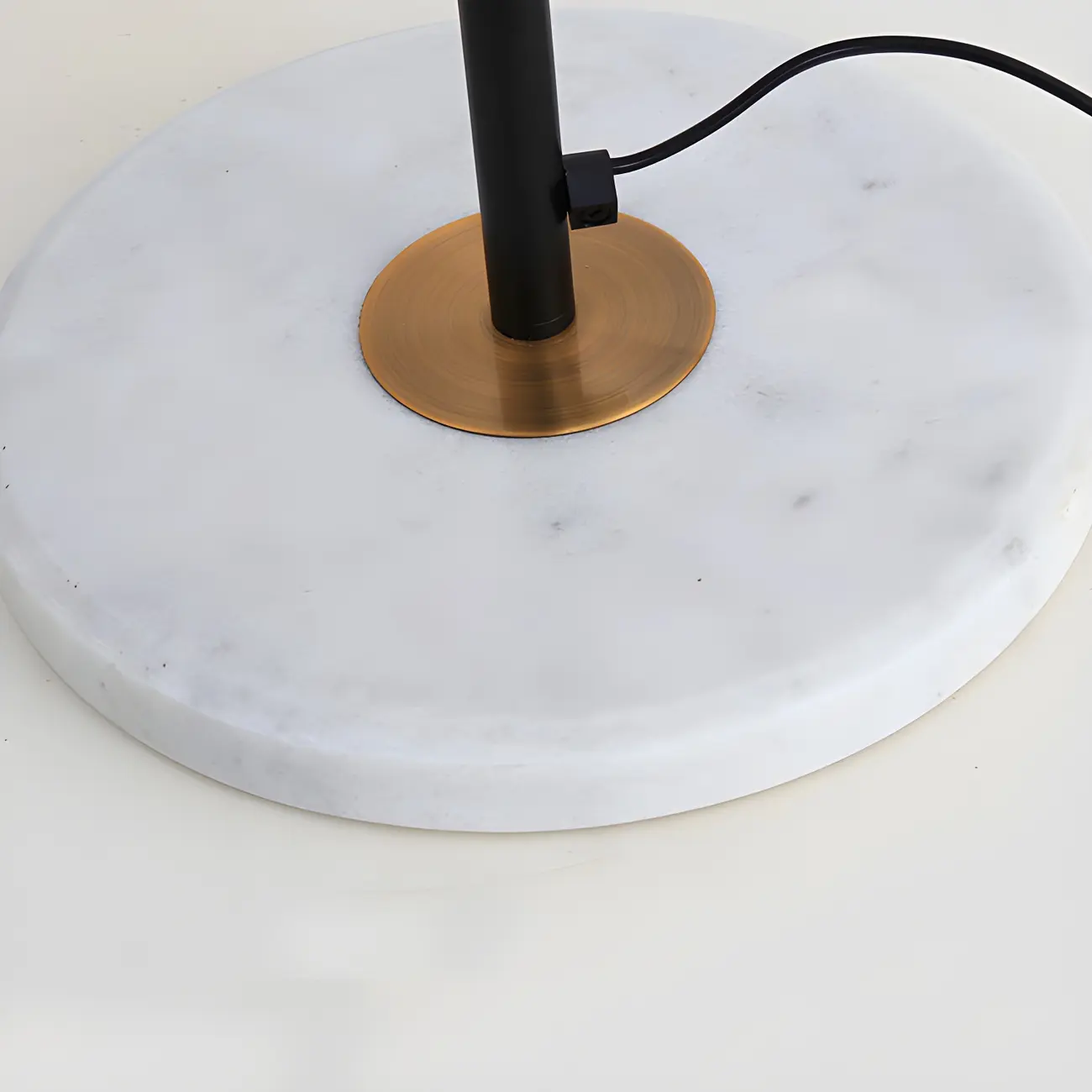 Modern 6-Light Curved Globe Glass Metal Vertical Floor Lamp Image - 11 | homeyfad