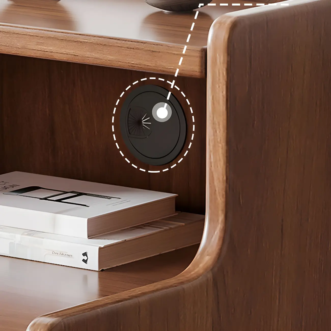 Tip Resistant Wooden Nightstand with Drawers and Legs Image - 19 | homeyfad