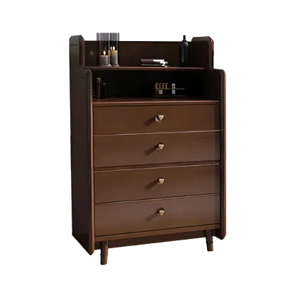 Durable Natural Wooden Dressers with Storage Chests Image - 7