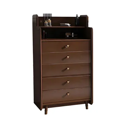 Durable Natural Wooden Dressers with Storage Chests Image - 9