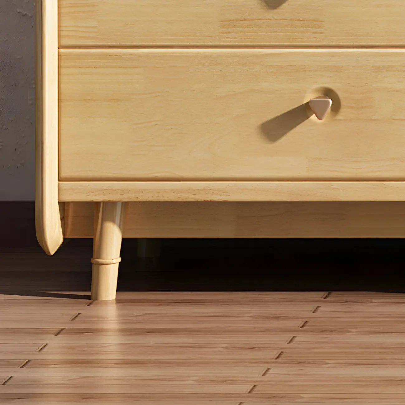 Durable Natural Wooden Dressers with Storage Chests Image - 14 | homeyfad