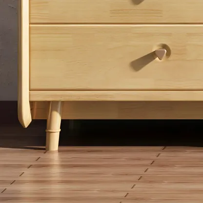 Durable Natural Wooden Dressers with Storage Chests Image - 14