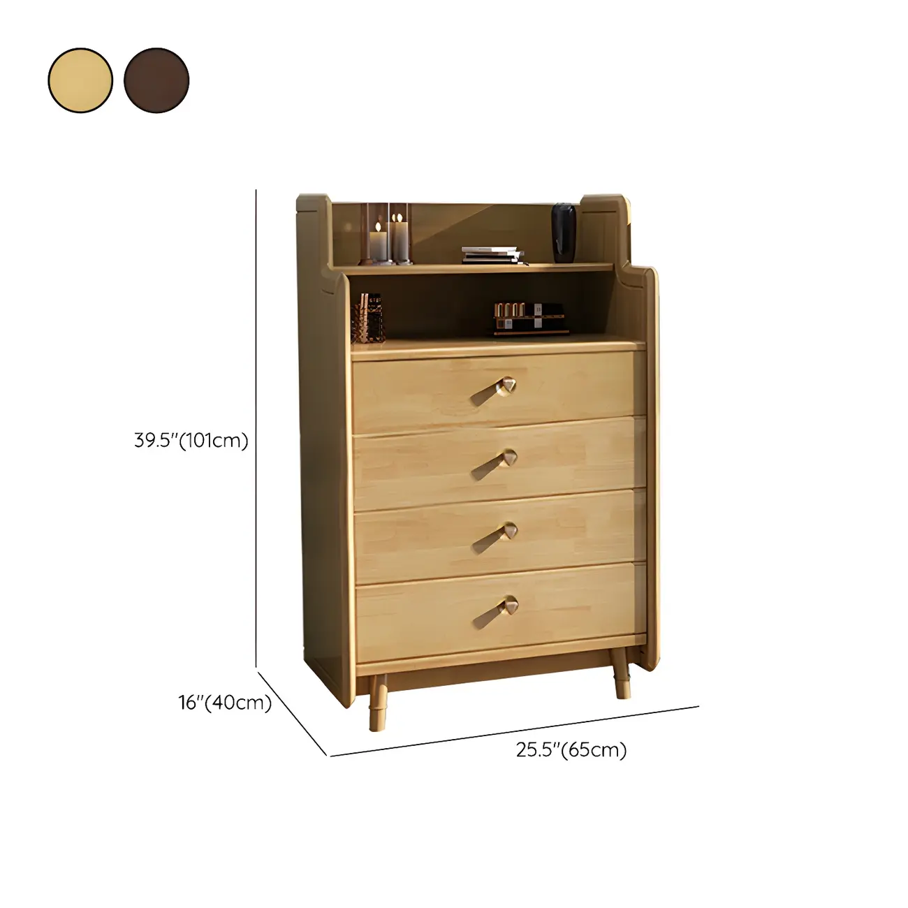 Durable Natural Wooden Dressers with Storage Chests Image - 16 | homeyfad