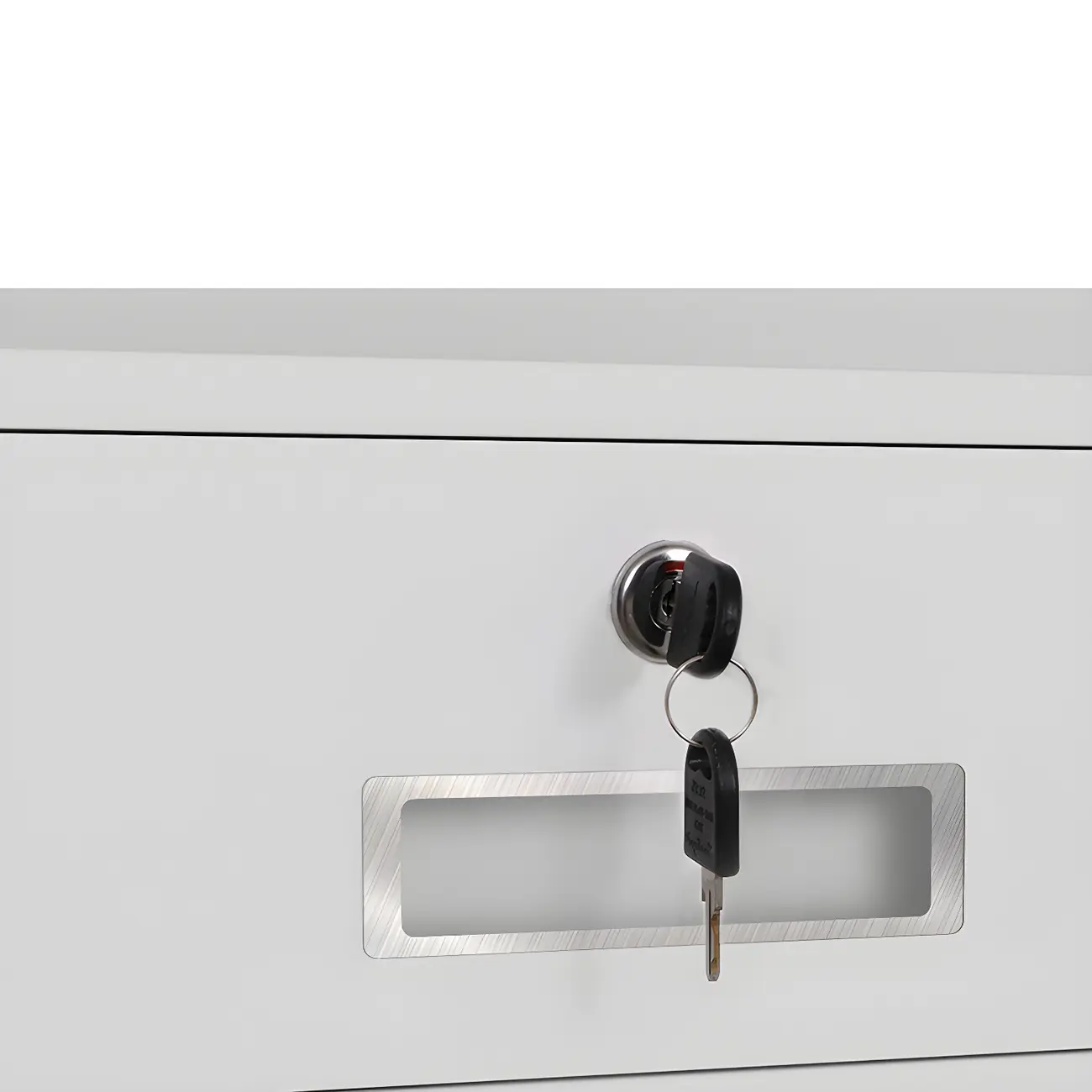 Elegant Lockable Vertical Metal Filing Cabinet for Office Use Image - 14 | homeyfad