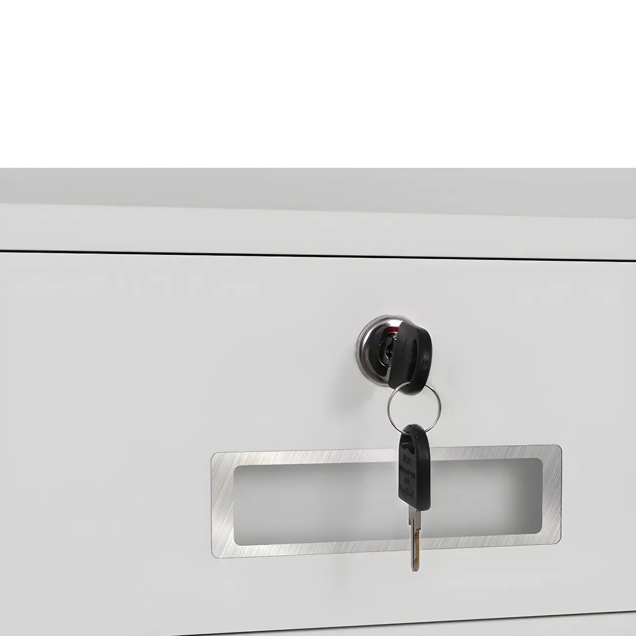 Elegant Lockable Vertical Metal Filing Cabinet for Office Use Image - 14