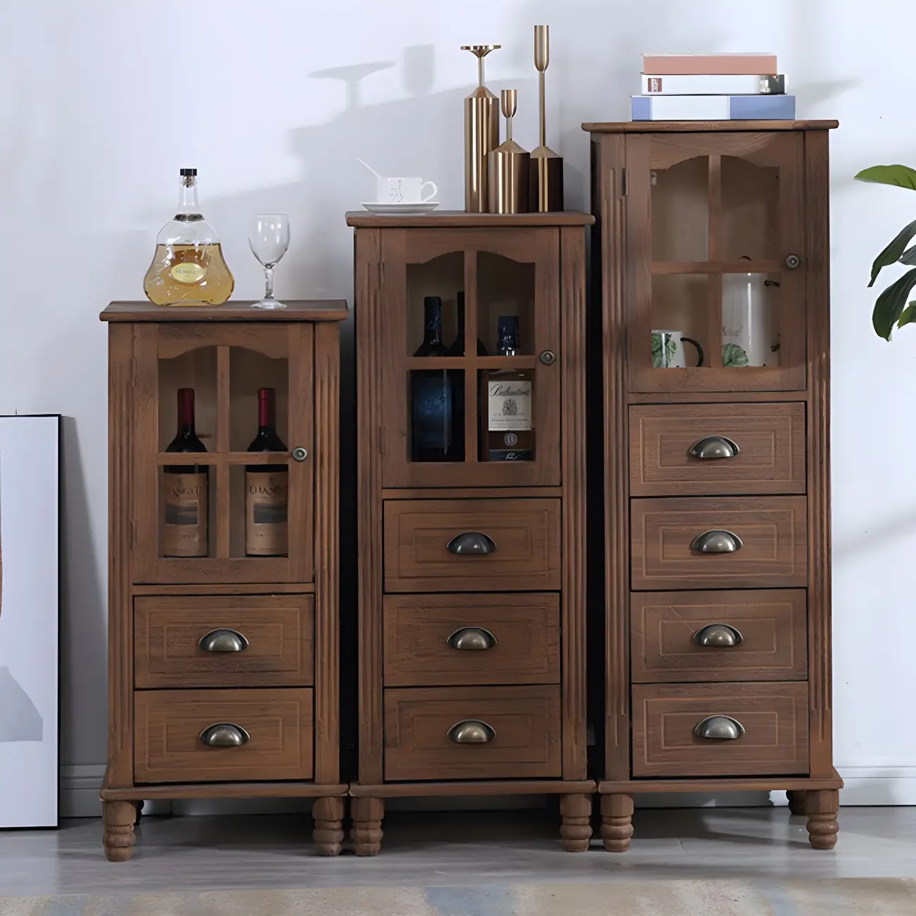 Vintage Solid Wood Chest Dresser in Multiple Colors for Home Image - 4 | homeyfad