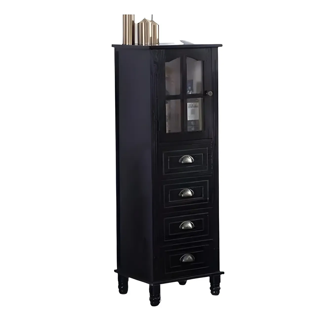 Vintage Solid Wood Chest Dresser in Multiple Colors for Home Image - 5
