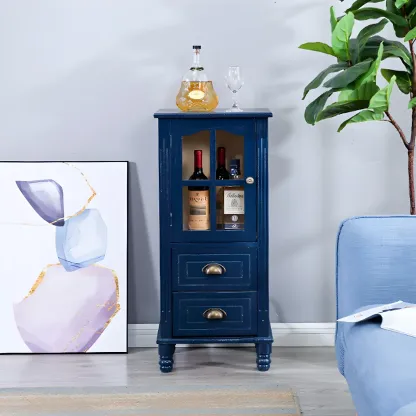 Vintage Solid Wood Chest Dresser in Multiple Colors for Home Image - 7