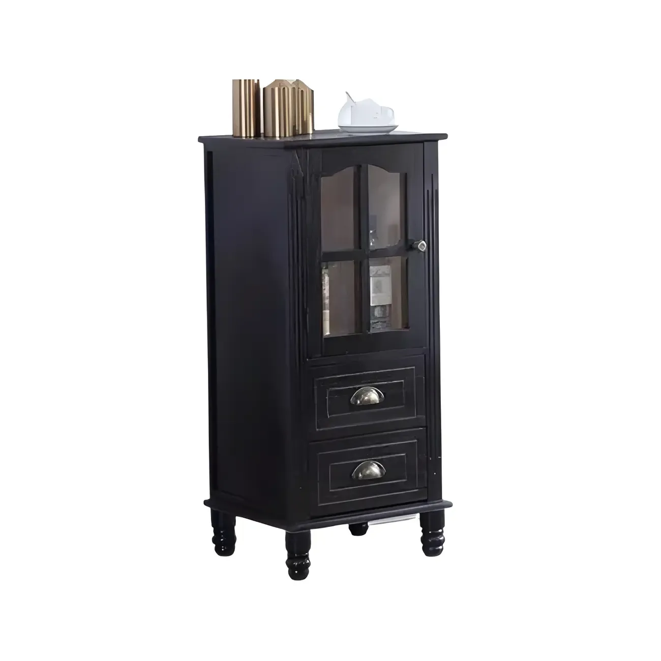 Vintage Solid Wood Chest Dresser in Multiple Colors for Home Image - 10