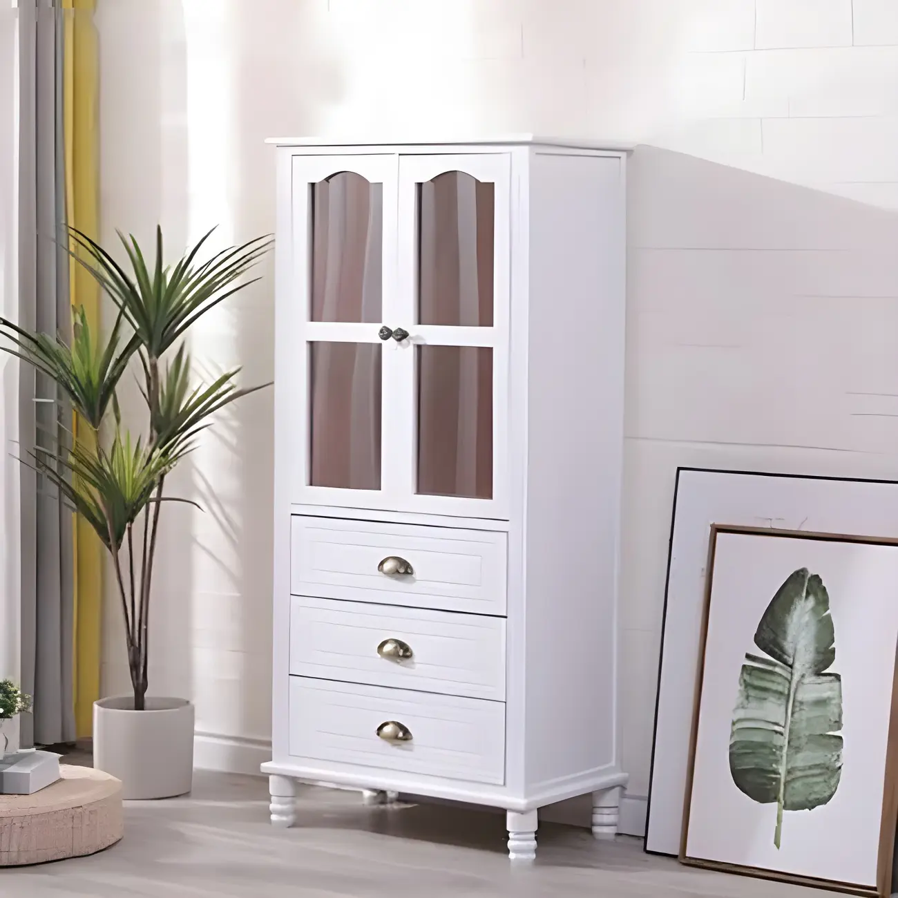 Vintage Solid Wood Chest Dresser in Multiple Colors for Home Image - 13 | homeyfad