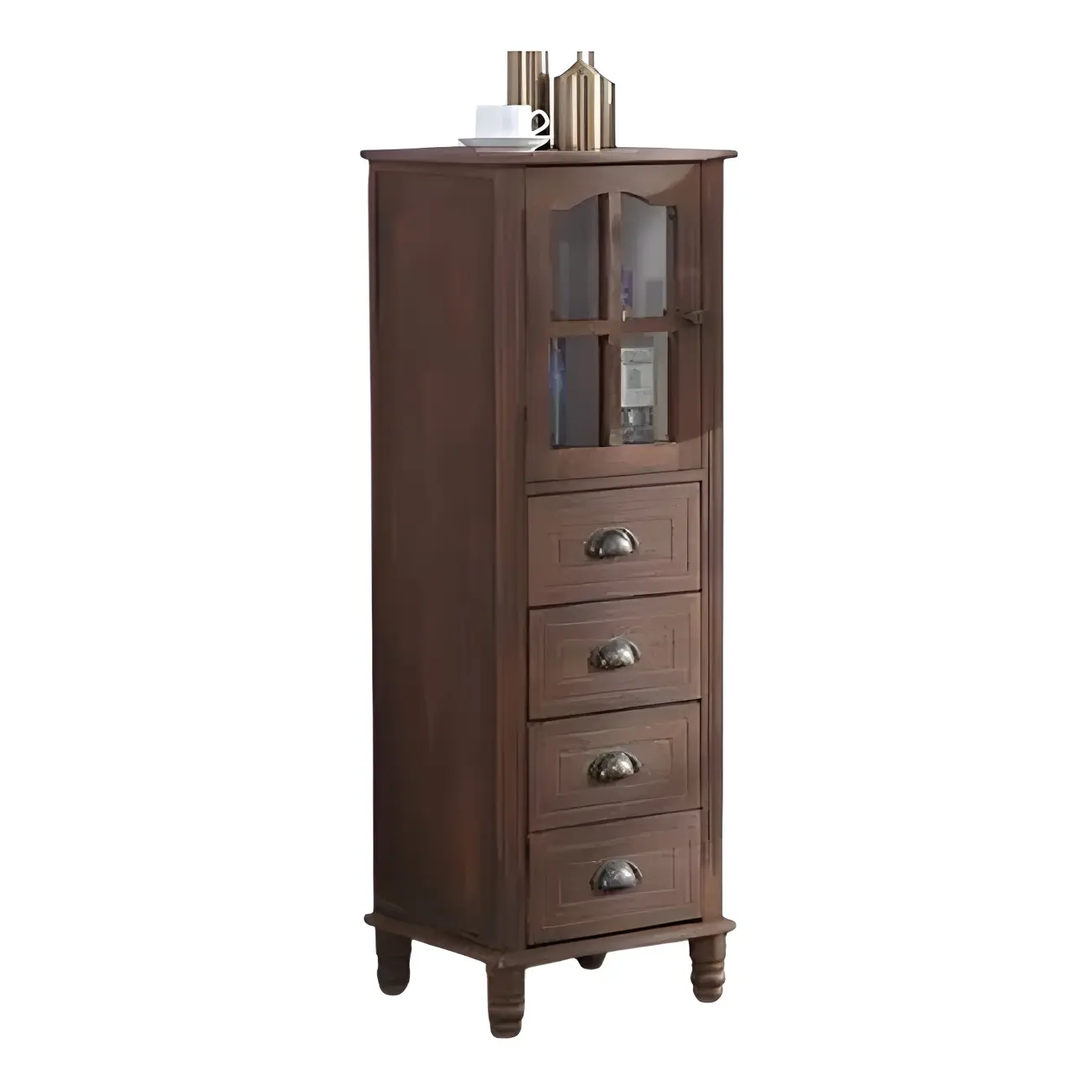 Vintage Solid Wood Chest Dresser in Multiple Colors for Home Image - 19 | homeyfad