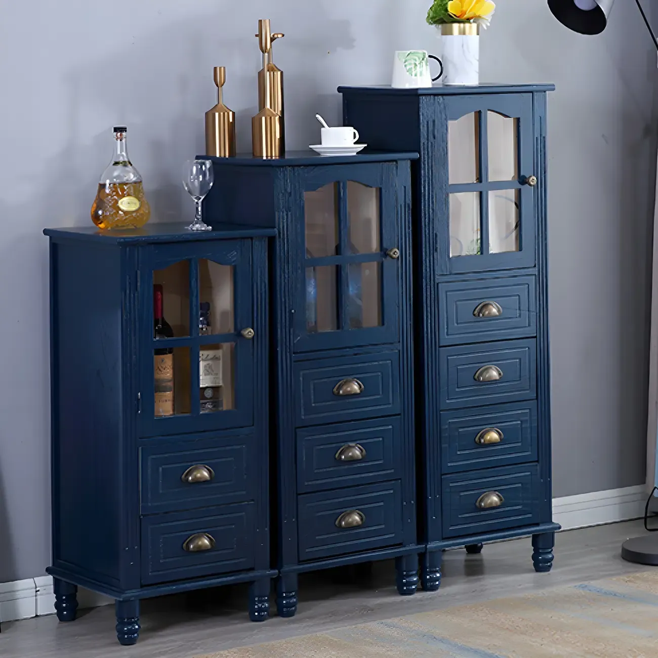 Vintage Solid Wood Chest Dresser in Multiple Colors for Home Image - 23
